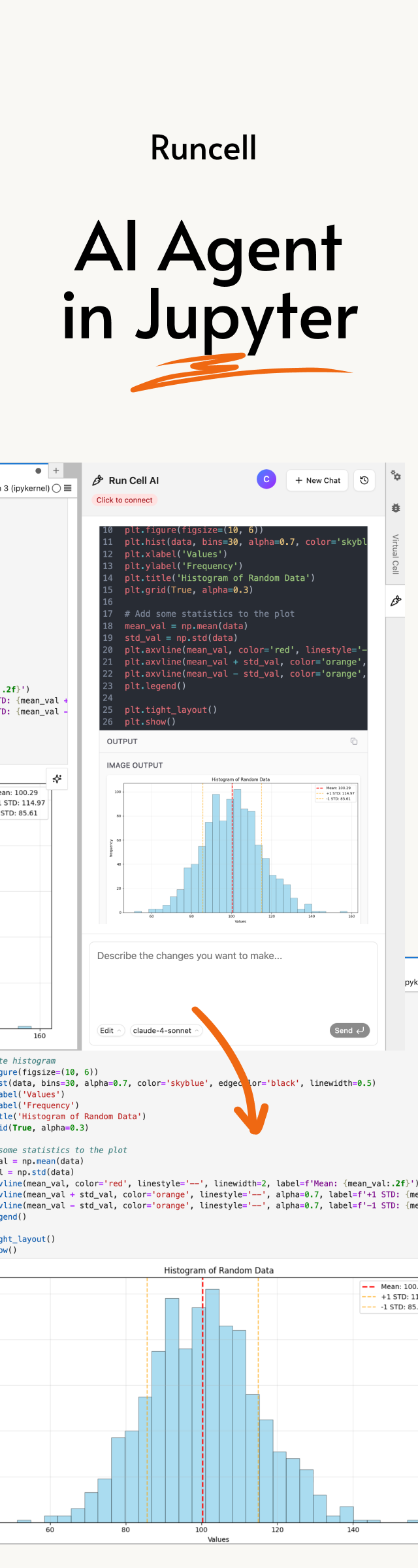 Runcell - Jupyter AI Agent for Data Science